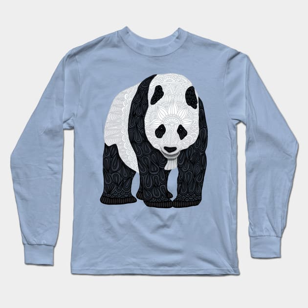 Papa Panda Long Sleeve T-Shirt by ArtLovePassion